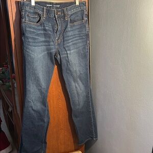 Old Navy Boot Cut men's straight fit blue stretch denim jeans - 31x30